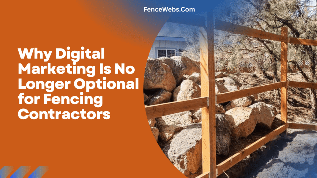 Why Digital Marketing Is No Longer Optional for Fencing Contractors