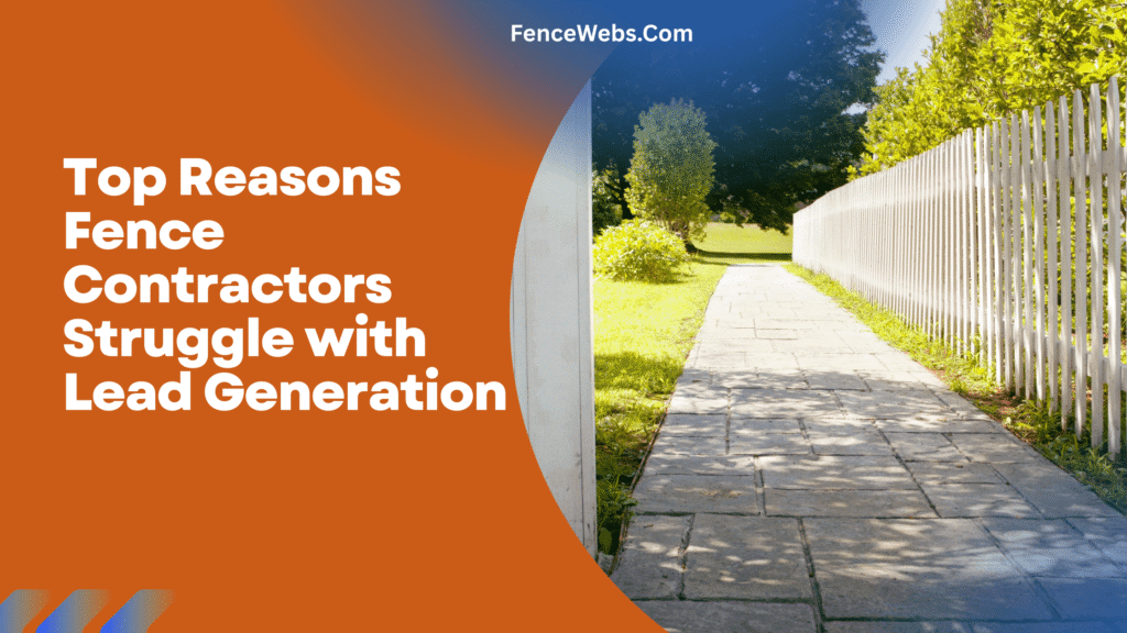 Top Reasons Fence Contractors Struggle with Lead Generation