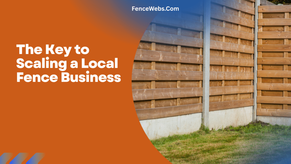 The Key to Scaling a Local Fence Business